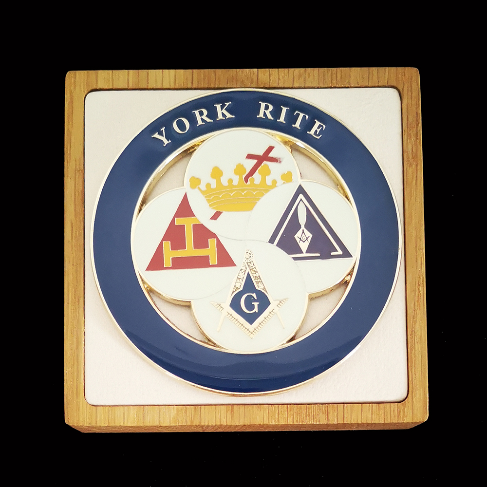 Car Accessories York - Masonic Car Emblem Badge YORK RITE