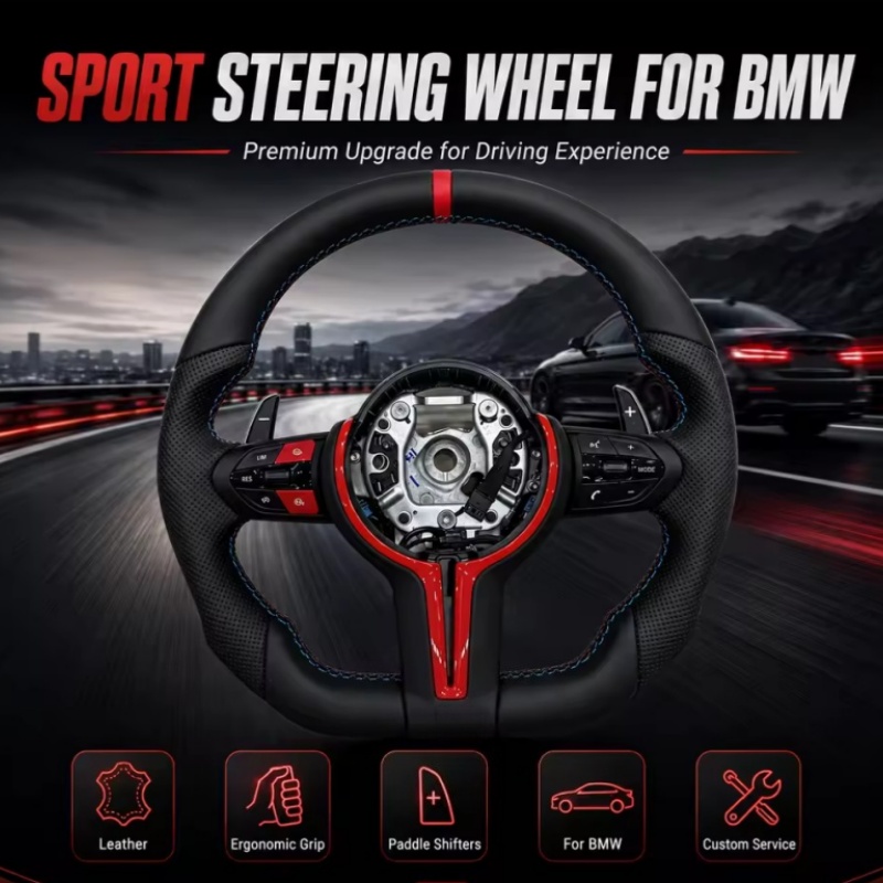 Car Accessories For Steering Wheel - Car Steering Wheel Leather For BMW