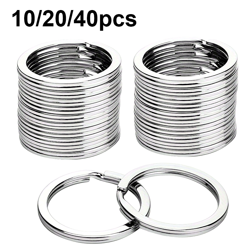 Car Accessories Hanging - 10/20/40pcs Split Key Rings Keyrings, Key