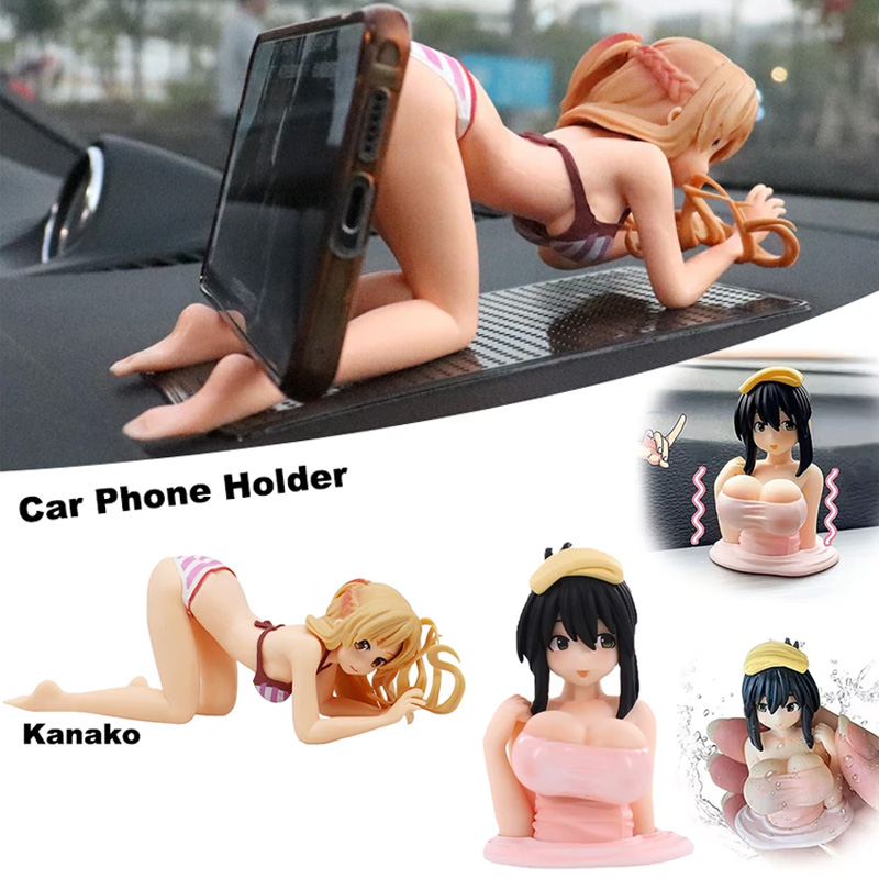 Car Accessories Bangkok - Anime Girl Car Phone Holder Dashboard
