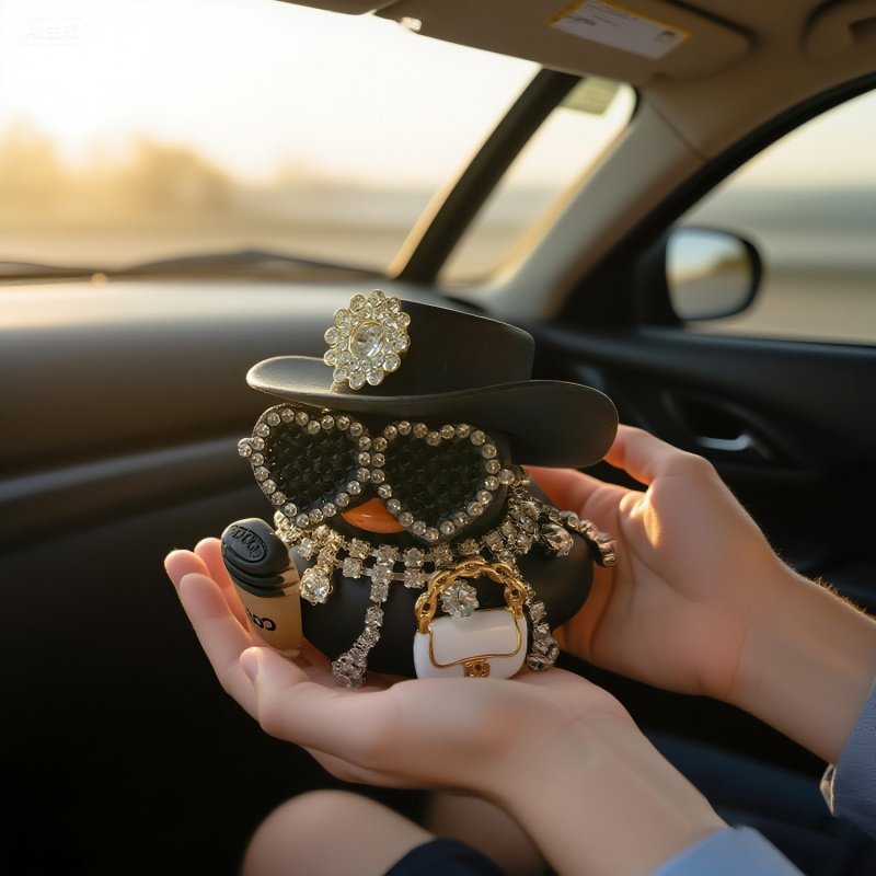 Car Accessories Must Have - 1Set of Luxurious Design Duck Car