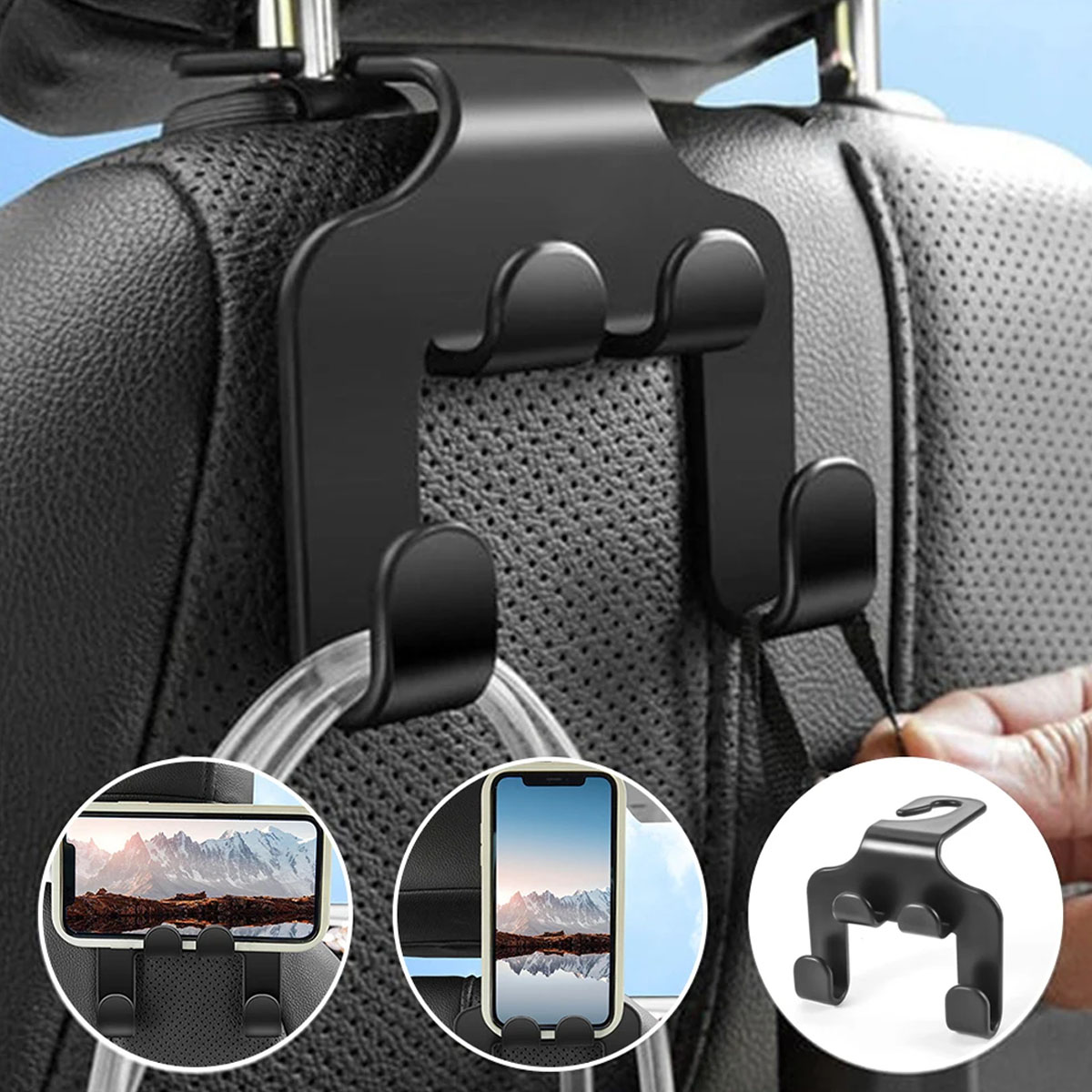 Car Accessories Hanging - Car Safety Seat Headrest Hook with
