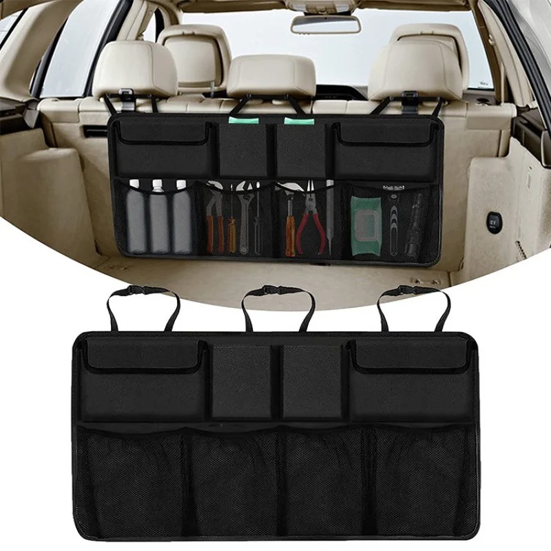 Car Accessories Hanging - Car Rear Racks Storage Bag Net