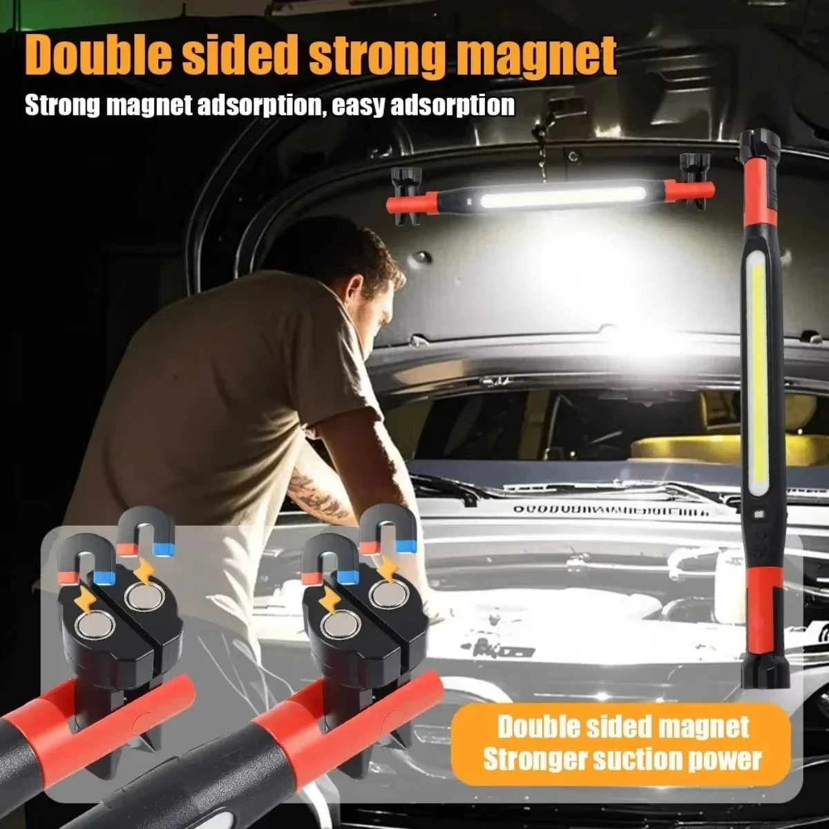 High Lumen Rechargeable LED Wo - Car Accessories Hanging recension och pris