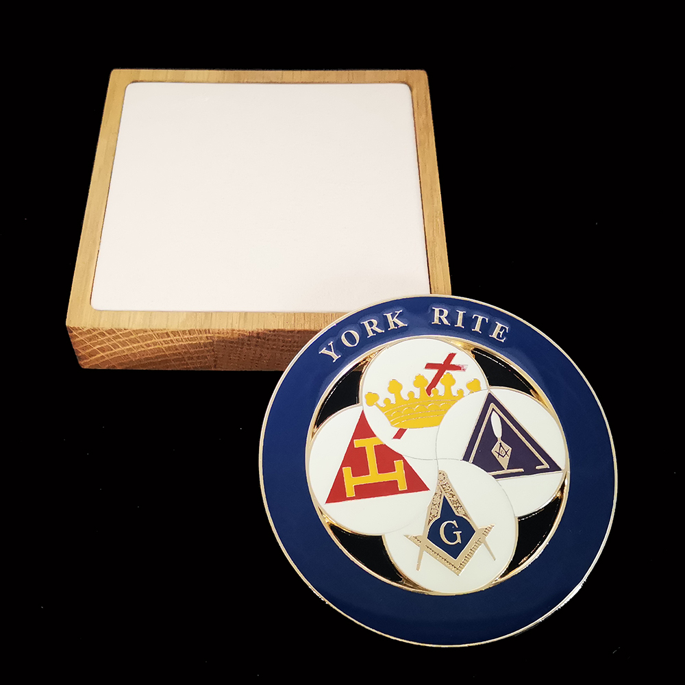Masonic Car Emblem Badge YORK  - Car Accessories York recension och pris