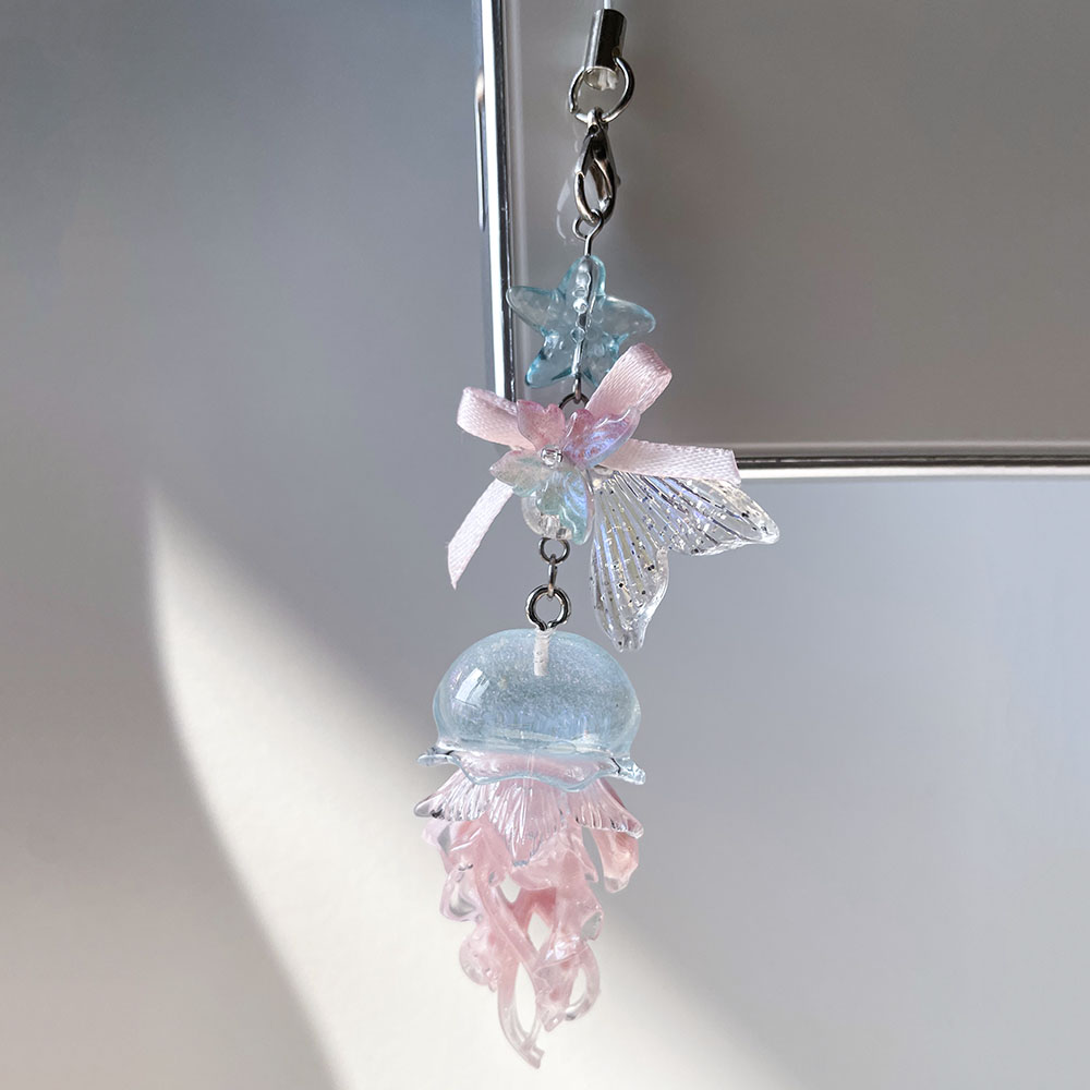 Blue Pink Jellyfish Phone Char - Car Accessories Bangkok recension och pris