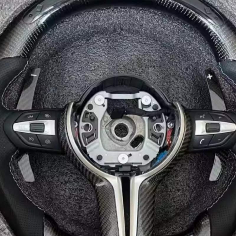 LED Car Steering Wheel Carbon  - Car Accessories For Steering Wheel recension och pris