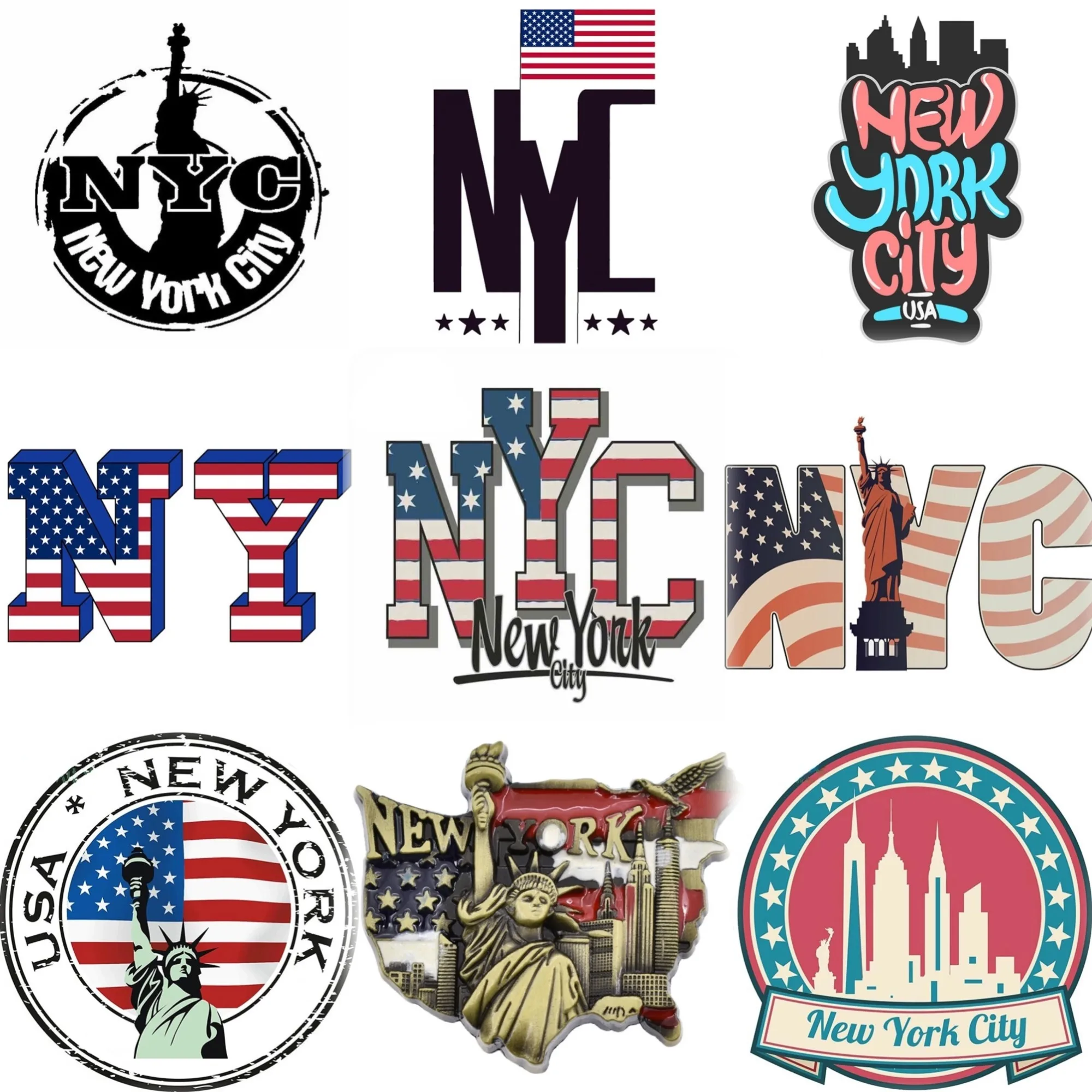 NYC New York City Map Statue o - Car Accessories York recension och pris