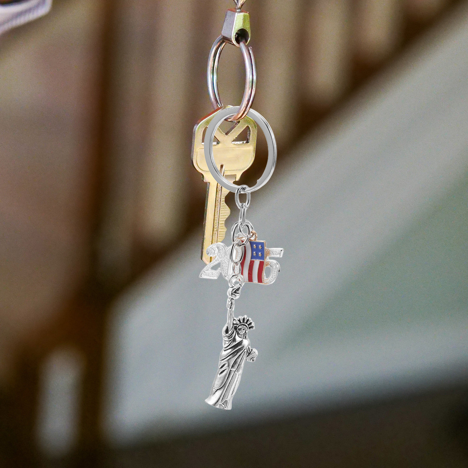 Statue of Liberty Keychain Met - Car Accessories York recension och pris
