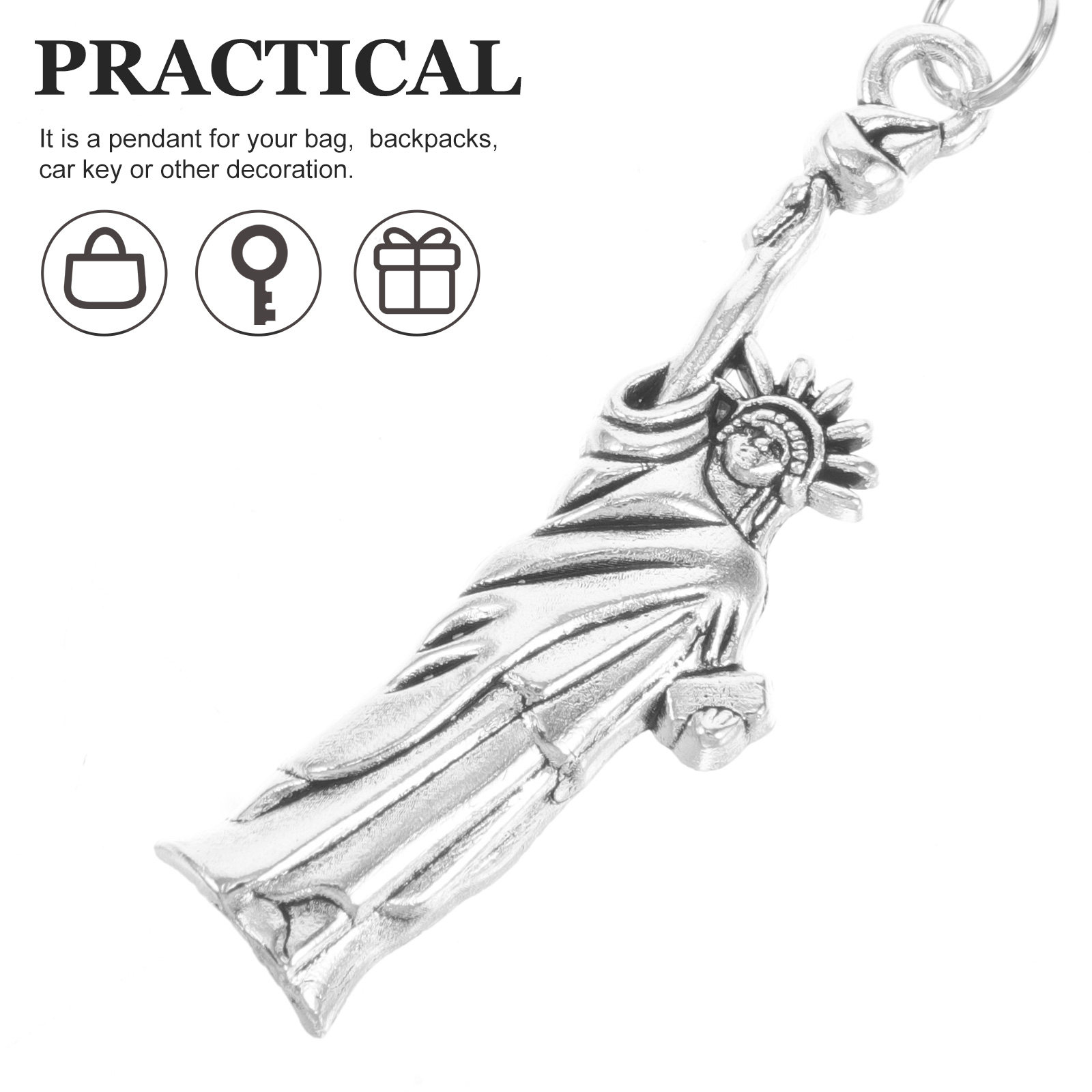 Statue of Liberty Keychain Met - Car Accessories York recension och pris