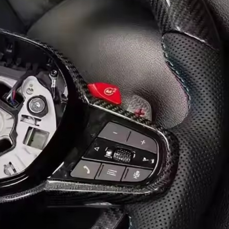 Customized Carbon Fiber Leathe - Car Accessories For Steering Wheel recension och pris