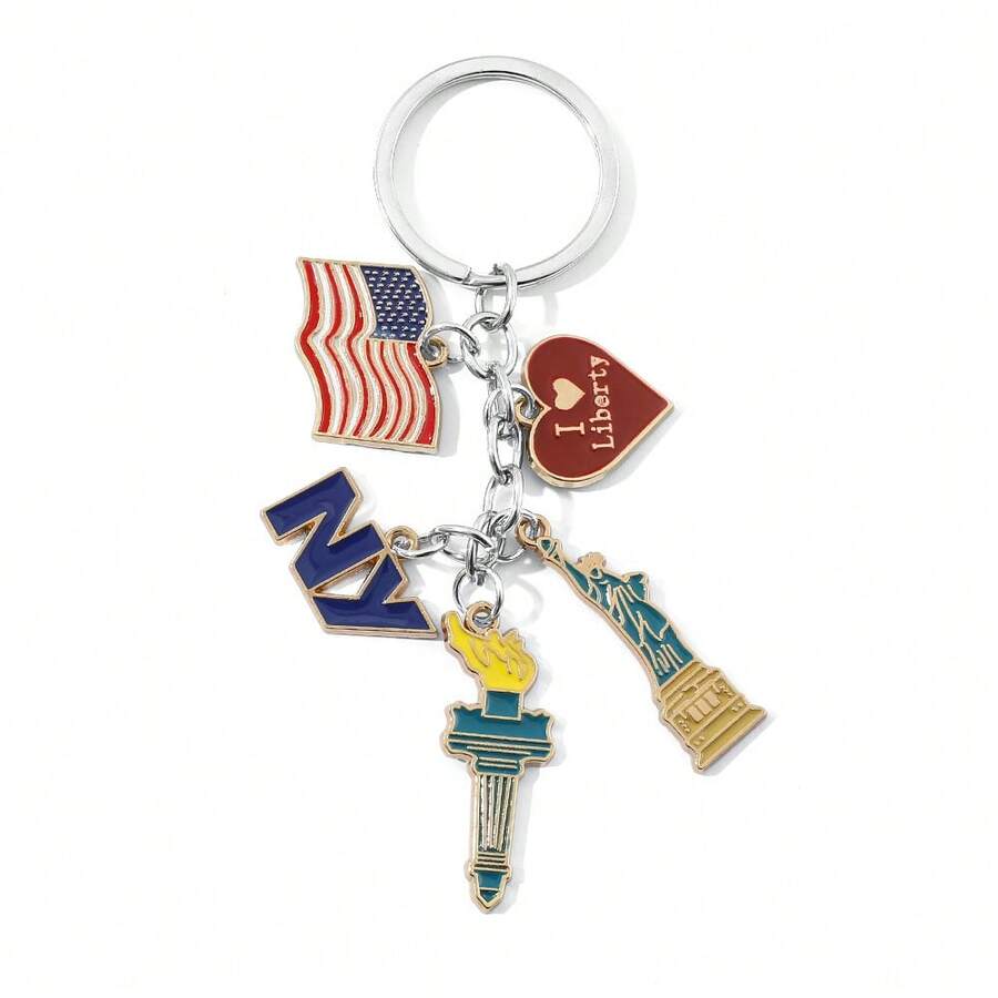 1pc Fashion National Flag Keyc - Car Accessories York recension och pris