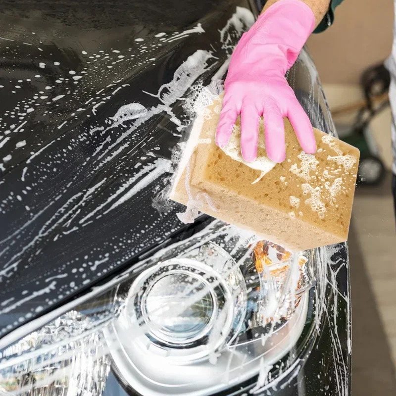 Car Washing Sponge Large Honey - Car Detailing Brush recension och pris
