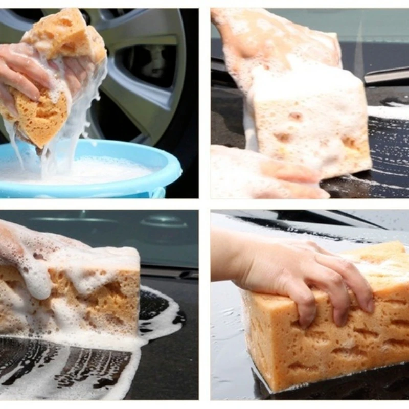 Car Washing Sponge Large Honey - Car Detailing Brush recension och pris