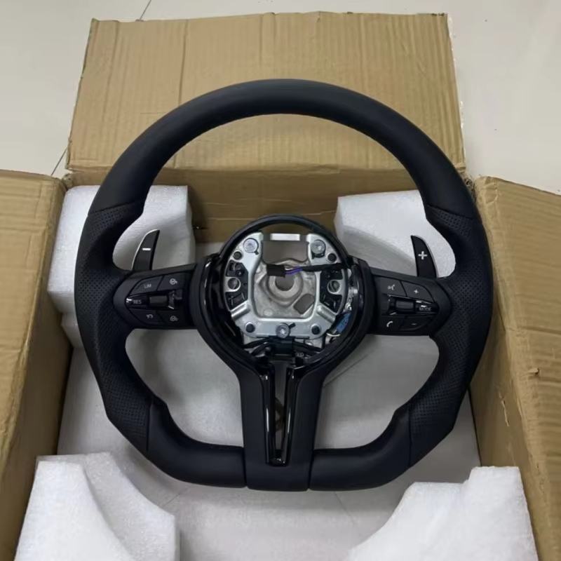 In Stock Leather Car Steering  - Car Accessories For Steering Wheel recension och pris