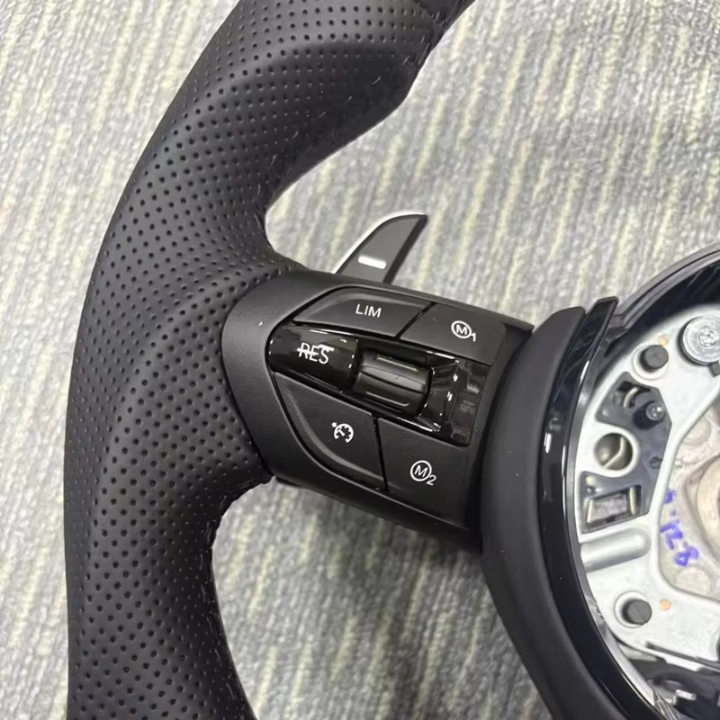 In Stock Leather Car Steering  - Car Accessories For Steering Wheel recension och pris