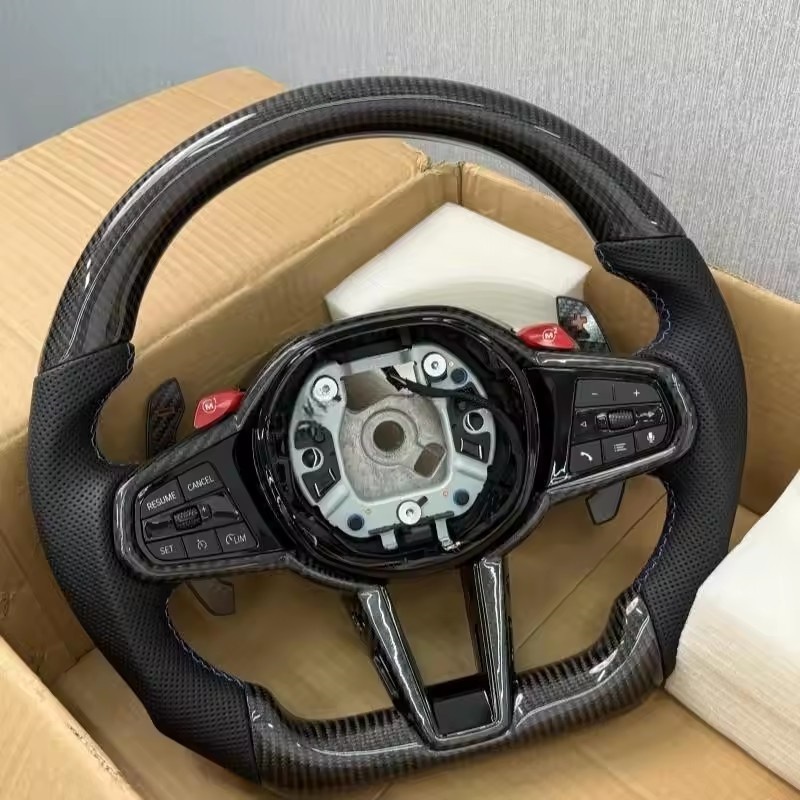 Car Steering Wheel Carbon Fibe - Car Accessories For Steering Wheel recension och pris