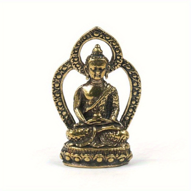 1Pc Mini Buddha Statue Copper  - Car Accessories Bangi recension och pris