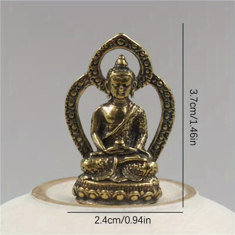 1Pc Mini Buddha Statue Copper  - Car Accessories Bangi recension och pris