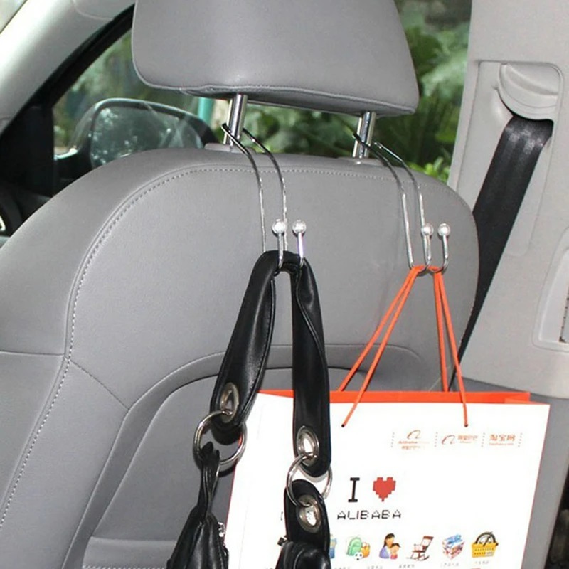 2pc/set Metal Car Seat Hook Au - Car Accessories Hanging recension och pris