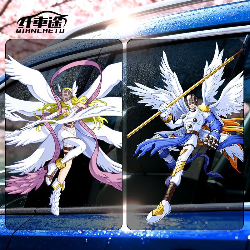 Digimon Car Sticker Cute Fashi - Car Accessories Japan recension och pris