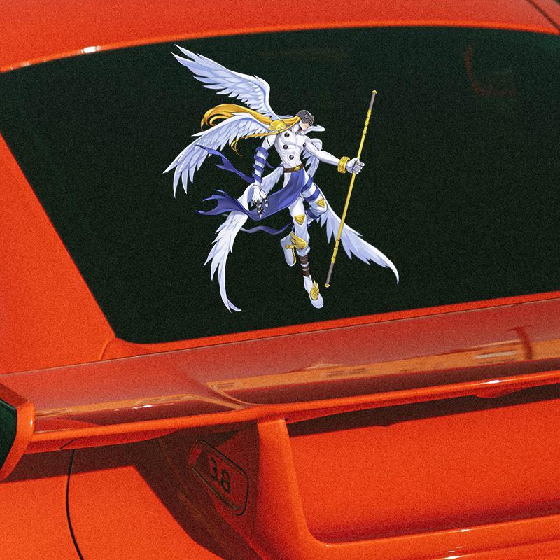 Digimon Car Sticker Cute Fashi - Car Accessories Japan recension och pris