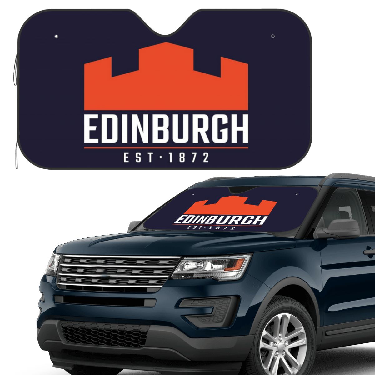 The Edinburgh Rugby Logo 2 Sun - Car Accessories Edinburgh recension och pris