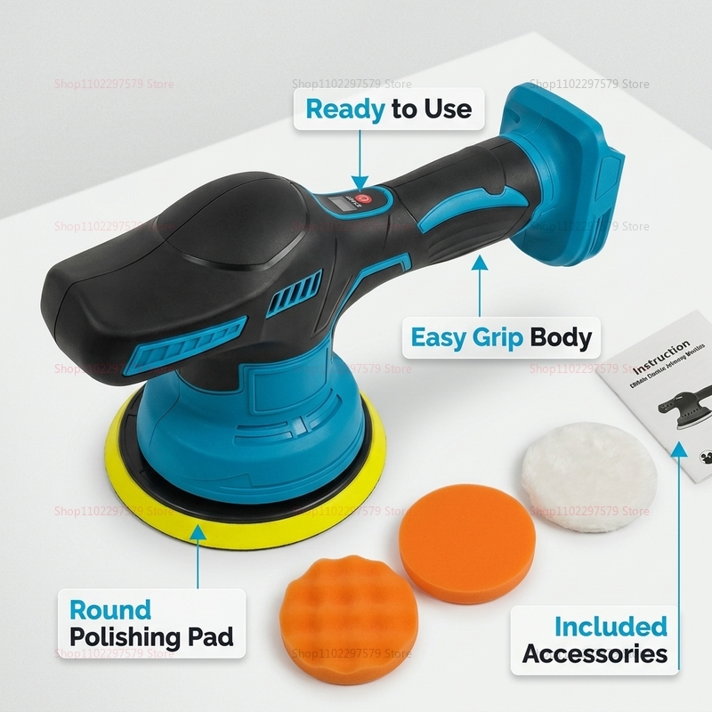 Wireless 18V Electric Car Poli - Car Detailing Brush recension och pris