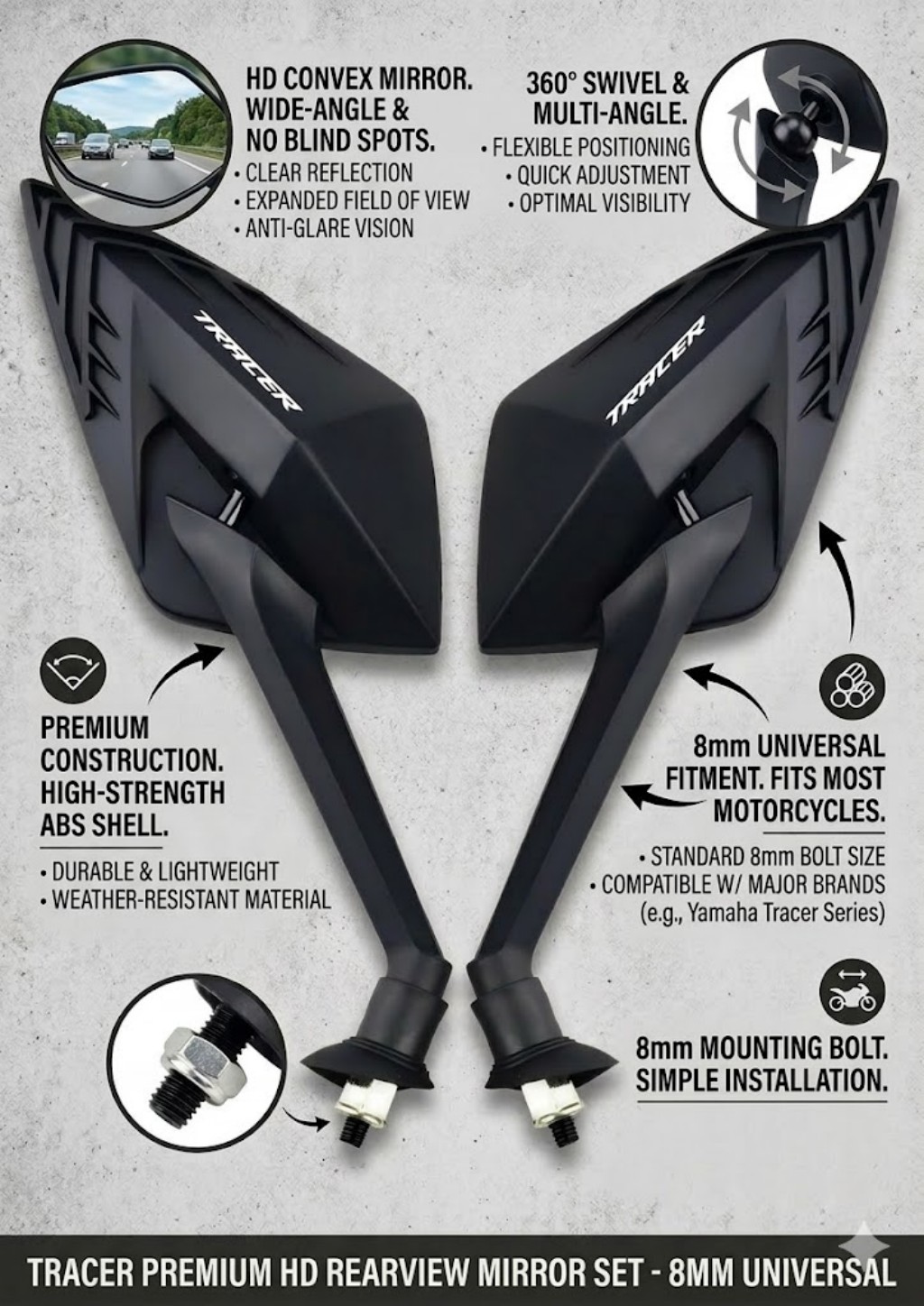 New Motorcycle side-view mirro - Car Accessories Xuv 700 recension och pris