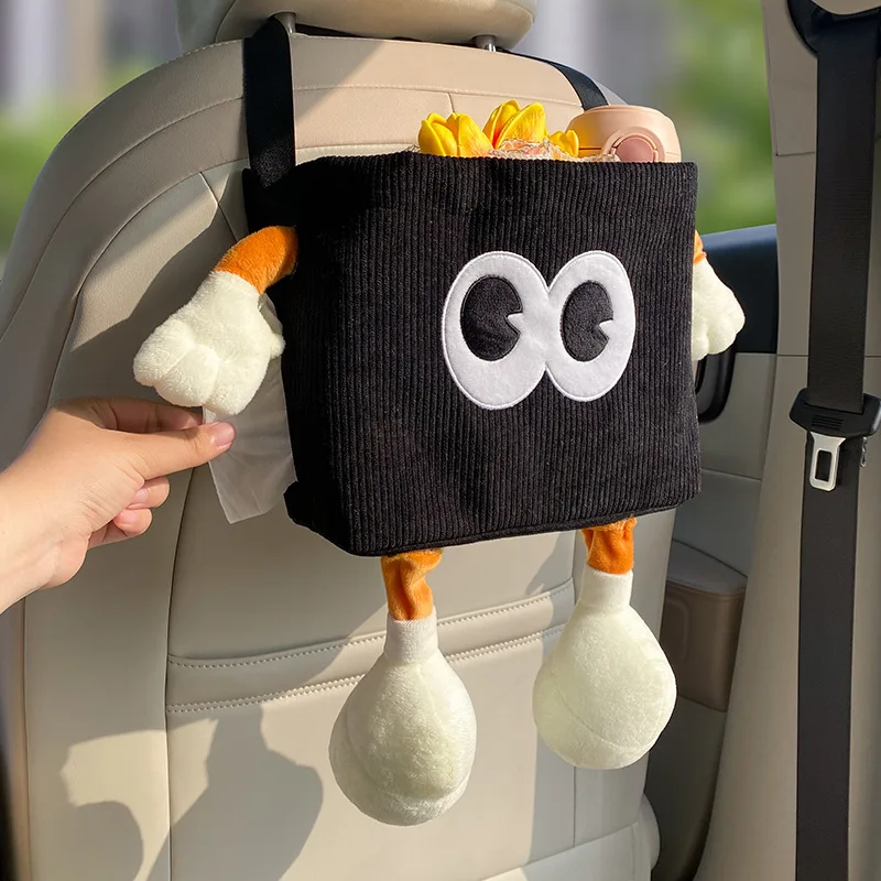 Car Trash Can Bin Cartoon Eye  - Car Accessories Hanging recension och pris