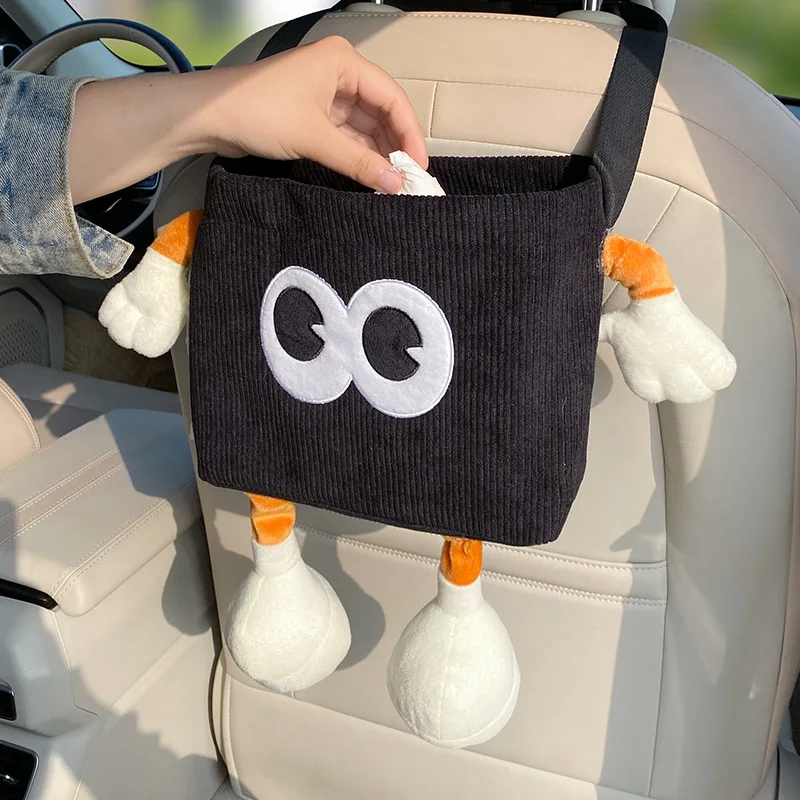 Car Trash Can Bin Cartoon Eye  - Car Accessories Hanging recension och pris