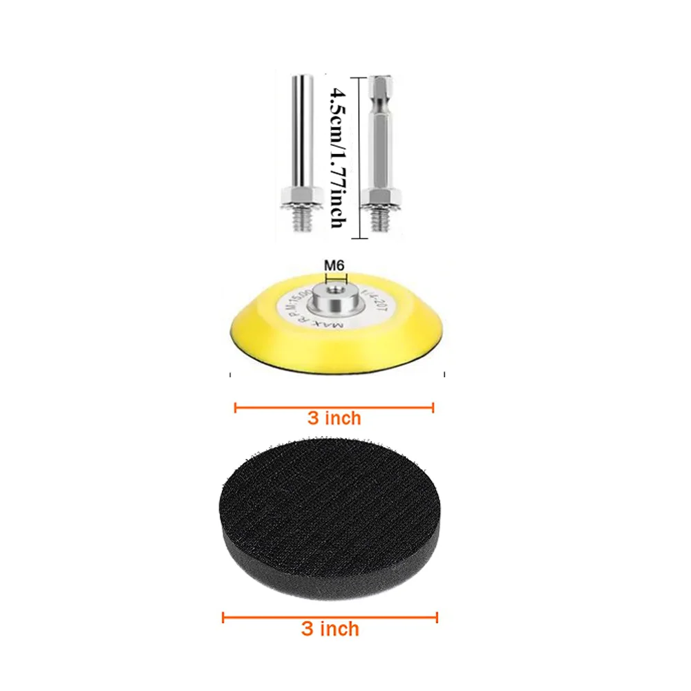3 Inch Wet and Dry Sanding Pap - Car Accessories Hanging recension och pris