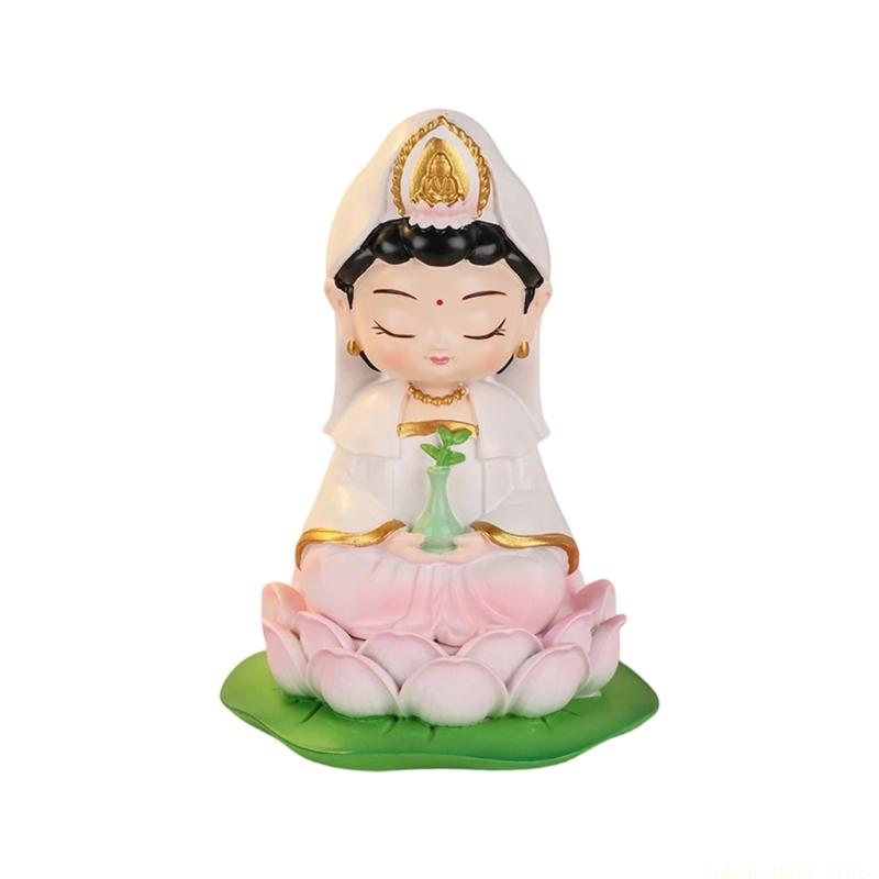 QX2E Buddhas Figurines Guan Yi - Car Accessories Bangi recension och pris