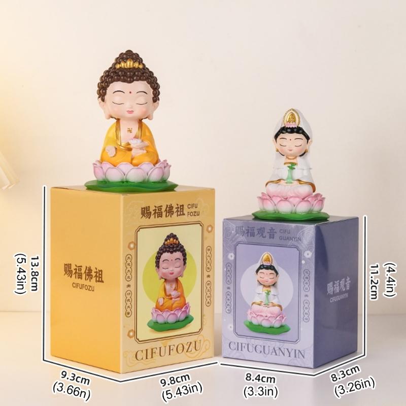 QX2E Buddhas Figurines Guan Yi - Car Accessories Bangi recension och pris