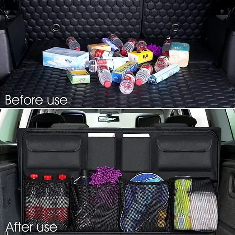 Car Rear Racks Storage Bag Net - Car Accessories Hanging recension och pris