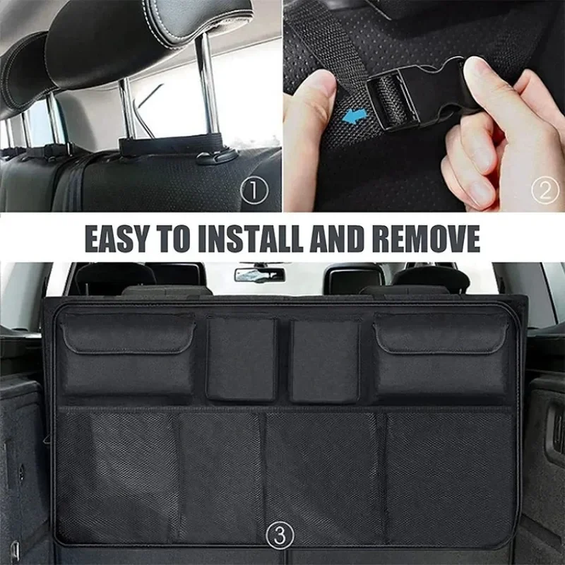 Car Rear Racks Storage Bag Net - Car Accessories Hanging recension och pris