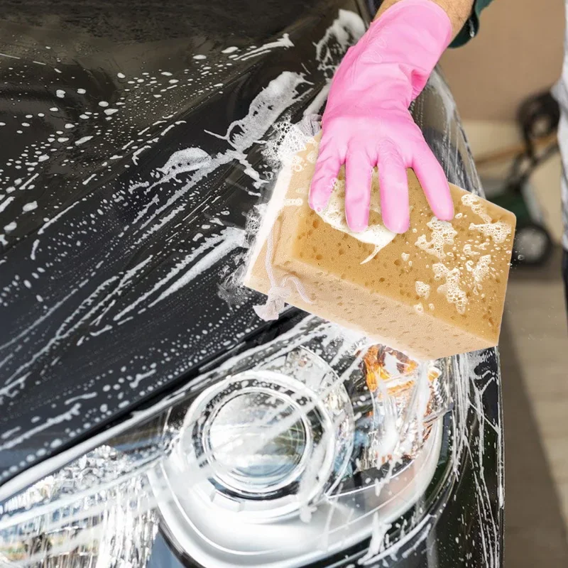 Car Washing Sponge Large Honey - Car Detailing Brush recension och pris