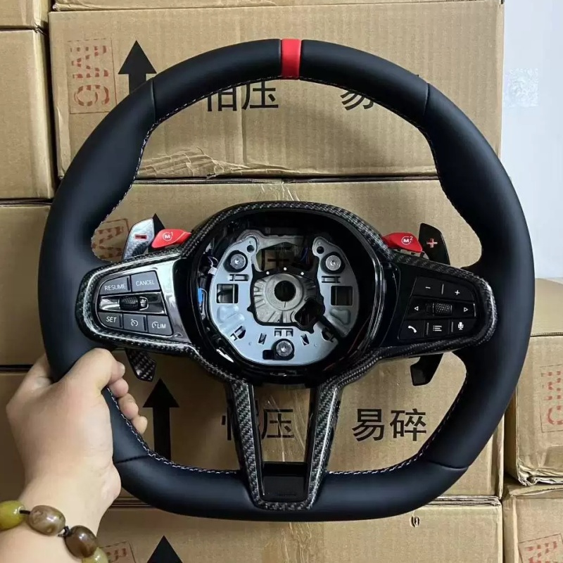Upgraded Leather For BMW 3 4 5 - Car Accessories For Steering Wheel recension och pris