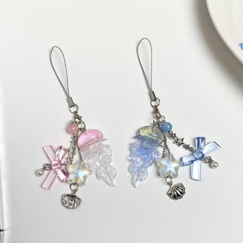 1pc Jellyfish Phone Charm Star - Car Accessories Bangkok recension och pris