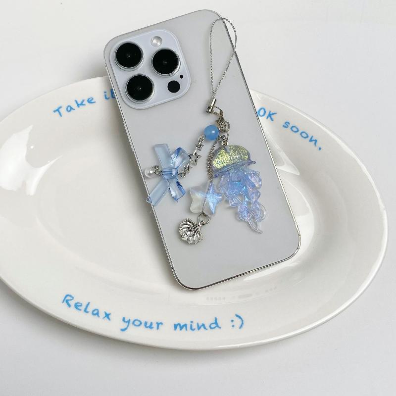1pc Jellyfish Phone Charm Star - Car Accessories Bangkok recension och pris